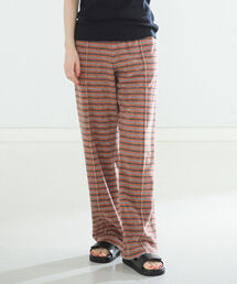 Demi-Luxe BEAMS | INSCRIRE / パイル ボーダー パンツ(その他パンツ)