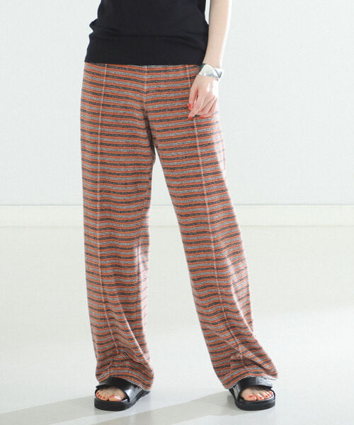 Demi-Luxe BEAMS（デミルクス ビームス）の「INSCRIRE / パイル ボーダー パンツ（その他パンツ・レディース・その他・ONE SIZE）」の2枚目の写真