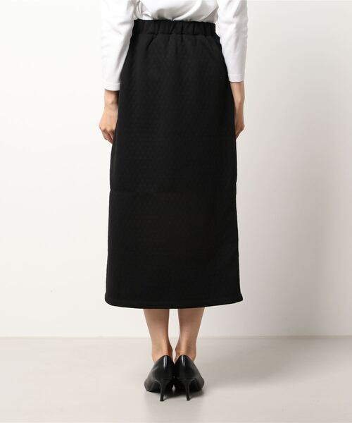 Te chichi TERRASSE（テチチテラス）の「キルティングラップライクスカート（スカート・レディース・ブラック/ベージュ/カーキ・ﾌﾘ-）」の7枚目の写真