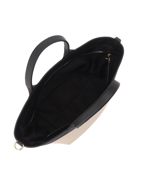 UNTITLED（アンタイトル）の「◆【STORYweb掲載】3WAYショルダー付きトートバッグ（トートバッグ・レディース・ブラック/ライトグレー系4・00）」の5枚目の写真