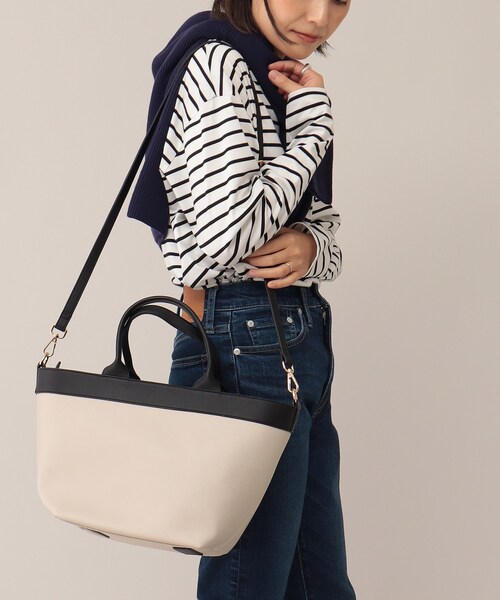 UNTITLED（アンタイトル）の「◆【STORYweb掲載】3WAYショルダー付きトートバッグ（トートバッグ・レディース・ブラック/ライトグレー系4・00）」の11枚目の写真