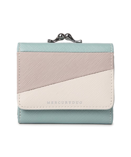MERCURYDUO(マーキュリーデュオ)の「【MERCURYDUO/マーキュリーデュオ】ダイアナ トリコカラー口金ミニ財布(財布・レディース・ライトブルー/アイボリー/ミント/ラベンダー/グレイッシュベージュ/ピンク/グリーン・FREE)」の15枚目の写真