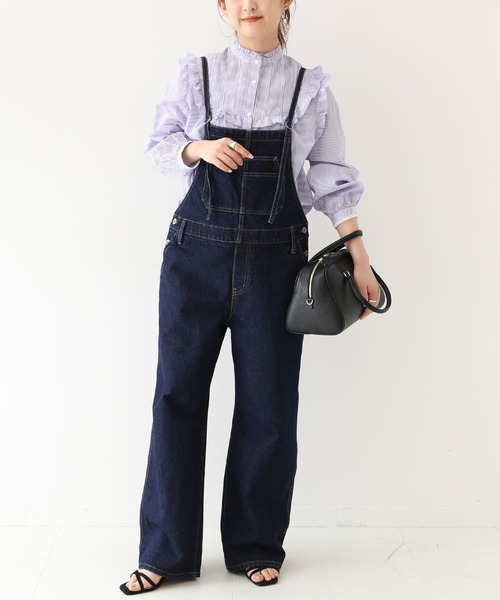 590＊スローブイエナ　SLOBE IENA　コットンシルクフリルブラウス コットンシルクフリルブラウス◇（シャツ/ブラウス）｜SLOBE