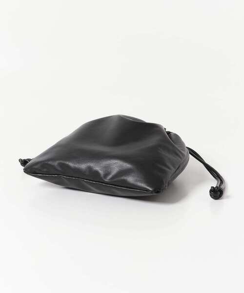 SENSE OF PLACE by URBAN RESEARCH（センスオブプレイスバイアーバンリサーチ）の「フェイクレザーキンチャクショルダーバッグ（ショルダーバッグ・メンズ・ブラック/グリーン/ライトグレー・ONE）」の6枚目の写真