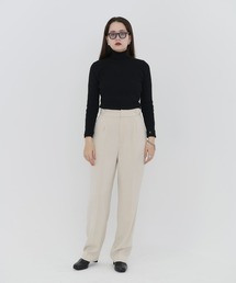 TINA：JOJUN | タック入り ルーズテーパードパンツ TINA：JOJUN(スラックス)