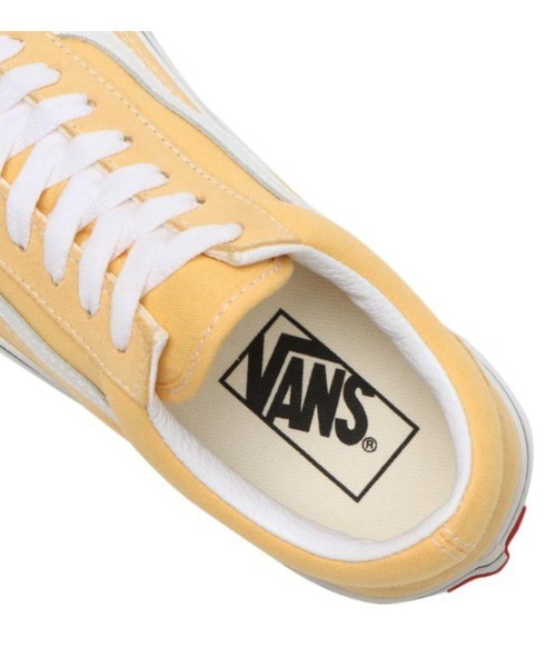 VANS(バンズ)の「VANS ヴァンズ OLD SKOOL オールドスクール VN0A5KRFAVL FLAX/TRUE WHITE(スニーカー・レディース・イエロー・10/10h/11/12/8/9h/11h/4/7h/5h/7/6/8h/4h/5/6h/9)」の4枚目の写真