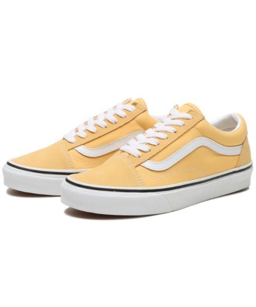 VANS(バンズ)の「VANS ヴァンズ OLD SKOOL オールドスクール VN0A5KRFAVL FLAX/TRUE WHITE(スニーカー・レディース・イエロー・10/10h/11/12/8/9h/11h/4/7h/5h/7/6/8h/4h/5/6h/9)」の3枚目の写真