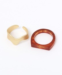 studio CLIP | 2SETメタル×カラーリング(リング)