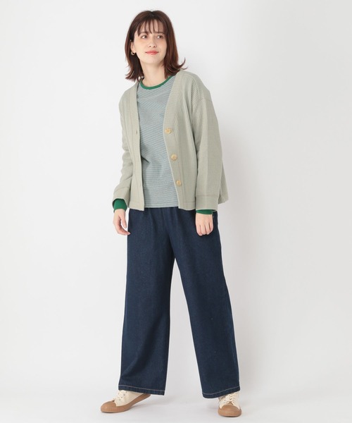 studio CLIP(スタディオクリップ)の「配色カットTシャツ(Tシャツ/カットソー・レディース・オフホワイト/その他1/その他2/その他3・MEDIUM/LARGE)」の21枚目の写真