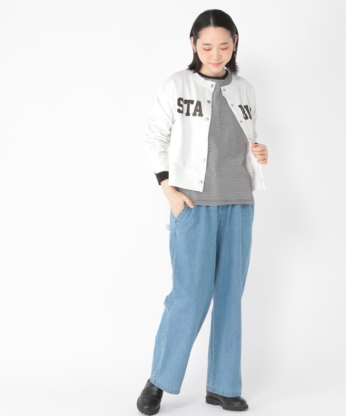 studio CLIP(スタディオクリップ)の「配色カットTシャツ(Tシャツ/カットソー・レディース・オフホワイト/その他1/その他2/その他3・MEDIUM/LARGE)」の18枚目の写真