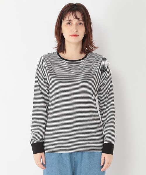 studio CLIP(スタディオクリップ)の「配色カットTシャツ(Tシャツ/カットソー・レディース・オフホワイト/その他1/その他2/その他3・MEDIUM/LARGE)」の15枚目の写真