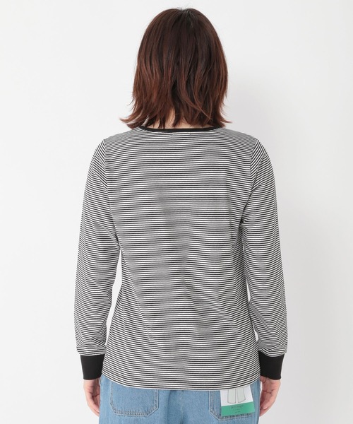 studio CLIP(スタディオクリップ)の「配色カットTシャツ(Tシャツ/カットソー・レディース・オフホワイト/その他1/その他2/その他3・MEDIUM/LARGE)」の9枚目の写真