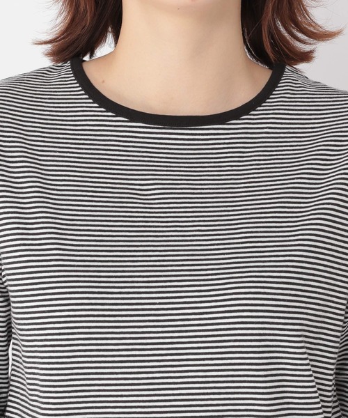 studio CLIP(スタディオクリップ)の「配色カットTシャツ(Tシャツ/カットソー・レディース・オフホワイト/その他1/その他2/その他3・MEDIUM/LARGE)」の6枚目の写真