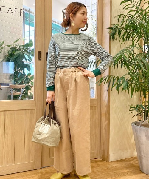 studio CLIP(スタディオクリップ)の「配色カットTシャツ(Tシャツ/カットソー・レディース・オフホワイト/その他1/その他2/その他3・MEDIUM/LARGE)」の14枚目の写真