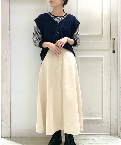 studio CLIP(スタディオクリップ)の「配色カットTシャツ(Tシャツ/カットソー・レディース・オフホワイト/その他1/その他2/その他3・MEDIUM/LARGE)」の20枚目の写真