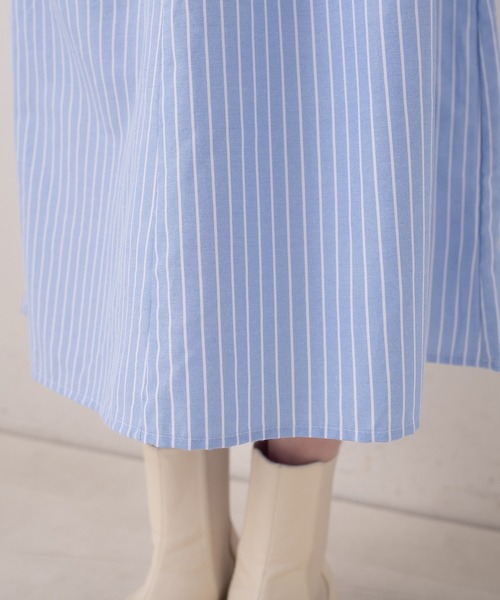 OLIVE des OLIVE（オリーブデオリーブ）の「【WEB限定】おさんぽドッキングワンピース（ワンピース・レディース・オフホワイト/グレー/ベージュ・FREE）」の6枚目の写真