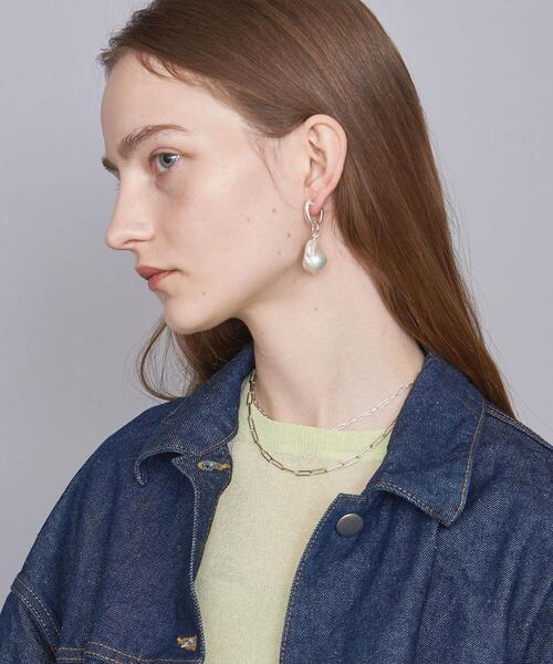 AFTER SHAVE CLUB（アフターシェイヴクラブ）の「別注＜AFTER SHAVE CLUB（アフターシェイブクラブ）＞BAROQUE/PL ピアス（ピアス（両耳用）・レディース・シルバー・FREE）」の6枚目の写真