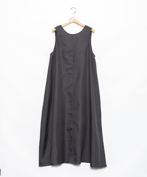 AS KNOW AS PINKY（アズノゥアズピンキー）の「柄めいたばさり前後ジャンパースカート（ジャンパースカート・レディース・チャコールグレー/モカ/ベージュ/ベージュ系その他/ブルー系その他・FREE）」の12枚目の写真