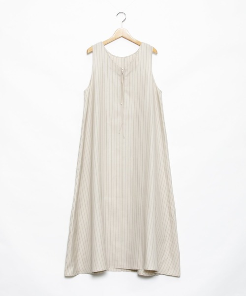 AS KNOW AS PINKY（アズノゥアズピンキー）の「柄めいたばさり前後ジャンパースカート（ジャンパースカート・レディース・チャコールグレー/モカ/ベージュ/ベージュ系その他/ブルー系その他・FREE）」の14枚目の写真