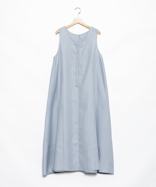 AS KNOW AS PINKY（アズノゥアズピンキー）の「柄めいたばさり前後ジャンパースカート（ジャンパースカート・レディース・チャコールグレー/モカ/ベージュ/ベージュ系その他/ブルー系その他・FREE）」の15枚目の写真