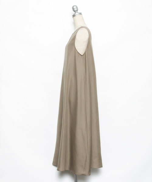 AS KNOW AS PINKY（アズノゥアズピンキー）の「柄めいたばさり前後ジャンパースカート（ジャンパースカート・レディース・チャコールグレー/モカ/ベージュ/ベージュ系その他/ブルー系その他・FREE）」の19枚目の写真