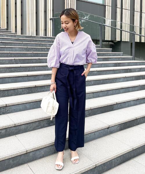 OPAQUE.CLIP(オペークドットクリップ)の「◆スクエアボストンバッグ【2WAY】(ボストンバッグ・レディース・ブラック/オフホワイト・00)」の5枚目の写真