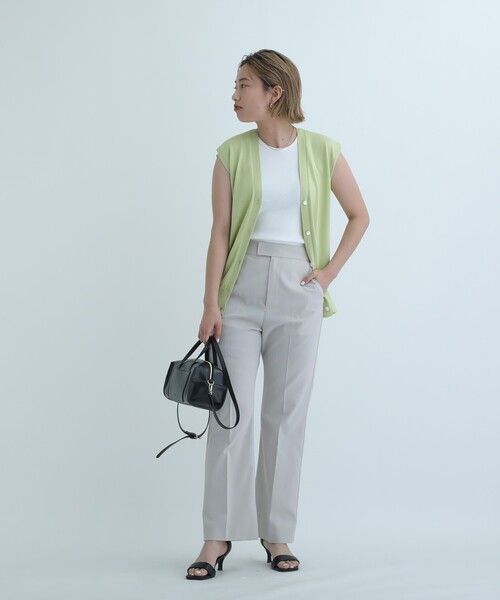 OPAQUE.CLIP(オペークドットクリップ)の「◆スクエアボストンバッグ【2WAY】(ボストンバッグ・レディース・ブラック/オフホワイト・00)」の4枚目の写真