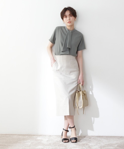 N.(N. Natural Beauty Basic)(エヌエヌナチュラルビューティーベーシック)の「【S Size Line】◆ツイルストレッチポケットタイトスカート(スカート・レディース・オフホワイト/モカ/ネイビー/ピンク・SMALL/MEDIUM)」の20枚目の写真