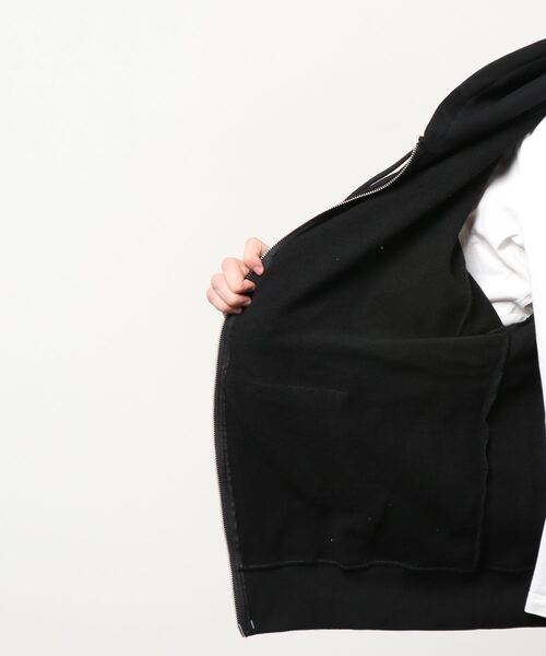 ISTKUNST（イストクンスト）の「【ISTKUNST】BEAR & SMILEY HOOD ZIP UP / イストクンスト ベアー アンド スマイリー ジップアップ フーディー（パーカー・レディース・ライトグレー/ブラック・MEDIUM/LARGE/X-LARGE）」の20枚目の写真