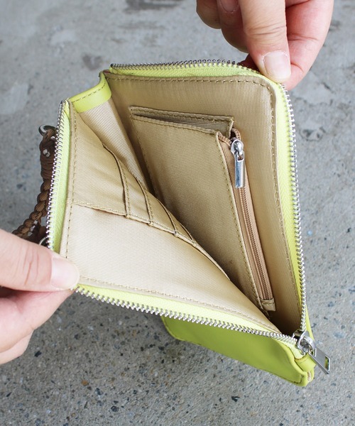 GeeRA(ジーラ)の「編みショルダーマルチモバイルバッグ(ショルダーバッグ・レディース・オレンジ/イエロー/ブラック/オフホワイト・FREE)」の11枚目の写真