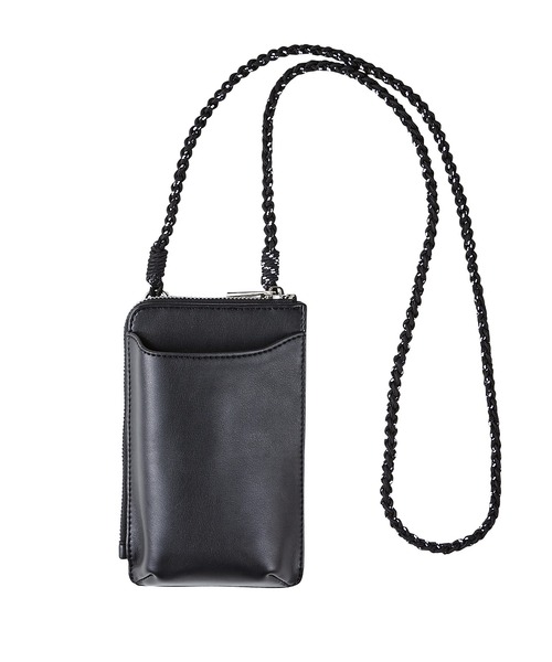 GeeRA(ジーラ)の「編みショルダーマルチモバイルバッグ(ショルダーバッグ・レディース・オレンジ/イエロー/ブラック/オフホワイト・FREE)」の14枚目の写真