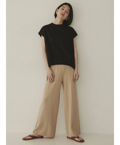 COTORICA（コトリカ）の「配色ウォッシャブルニットパンツ（その他パンツ・レディース・ブラック/ベージュ/カーキ/オレンジ/ブルー・FREE）」の22枚目の写真