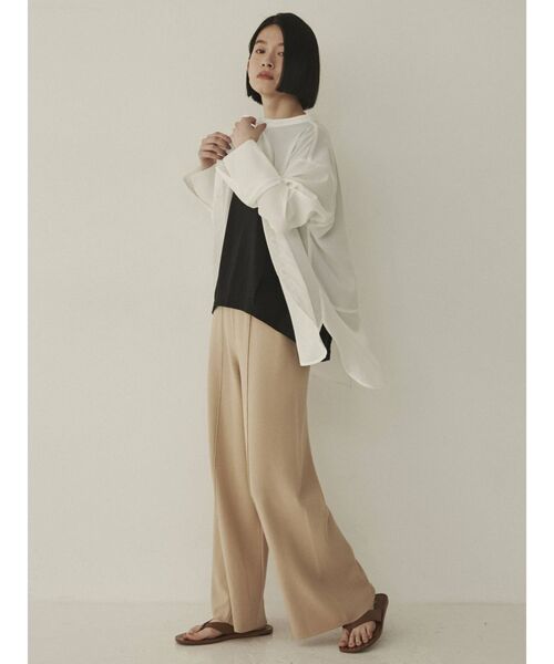 COTORICA（コトリカ）の「配色ウォッシャブルニットパンツ（その他パンツ・レディース・ブラック/ベージュ/カーキ/オレンジ/ブルー・FREE）」の6枚目の写真