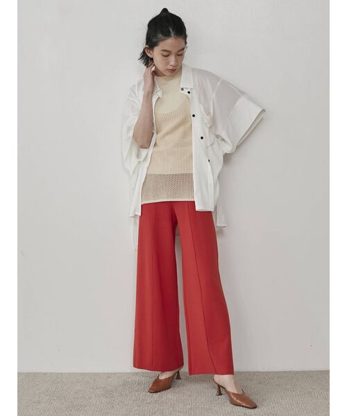 COTORICA（コトリカ）の「配色ウォッシャブルニットパンツ（その他パンツ・レディース・ブラック/ベージュ/カーキ/オレンジ/ブルー・FREE）」の12枚目の写真