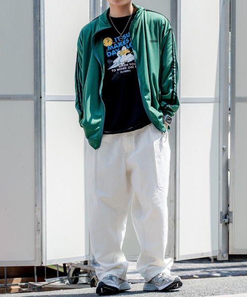 DEVICE（デバイス）の「duckプリント 韓国ビッグシルエット 古着風 プリント 半袖 Tシャツ（Tシャツ/カットソー・メンズ・ホワイト/ブラック・FREE）」の17枚目の写真