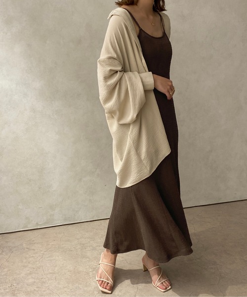 apres jour clair（アプレジュールクレア）の「【apres jour clair】マーメイドキャミワンピ―ス【ZOZOTOWN限定アイテム】（ワンピース・レディース・アイボリー/ベージュ/ブラウン系その他・X-LARGE/フリー）」の13枚目の写真