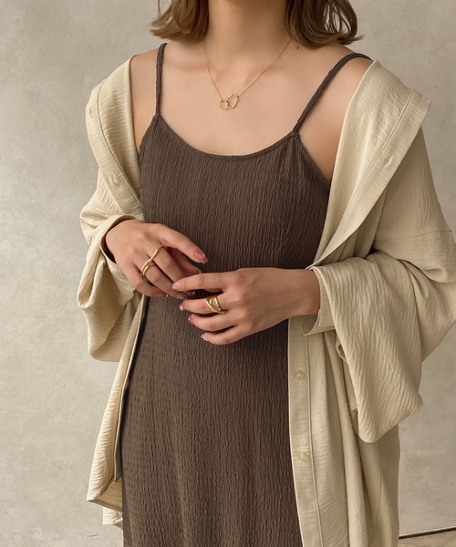 apres jour clair（アプレジュールクレア）の「【apres jour clair】マーメイドキャミワンピ―ス【ZOZOTOWN限定アイテム】（ワンピース・レディース・アイボリー/ベージュ/ブラウン系その他・X-LARGE/フリー）」の17枚目の写真