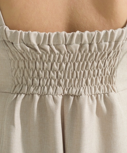 NEUNA（ヌナ）の「【SML展開/ストラップ調節可能】ストラップリボンキャミロングワンピース（ワンピース・レディース・ブラック/アイボリー/モカ/ブラウン・MEDIUM/LARGE/SMALL）」の16枚目の写真