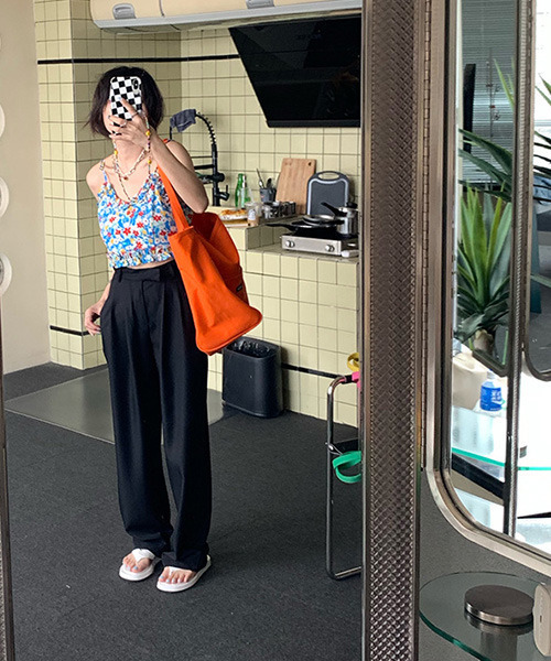 c.u.l（シーユーエル）の「キャンパスカラートートバッグ cula376（トートバッグ・レディース・ピンク/グリーン/イエロー/オレンジ・FREE）」の20枚目の写真