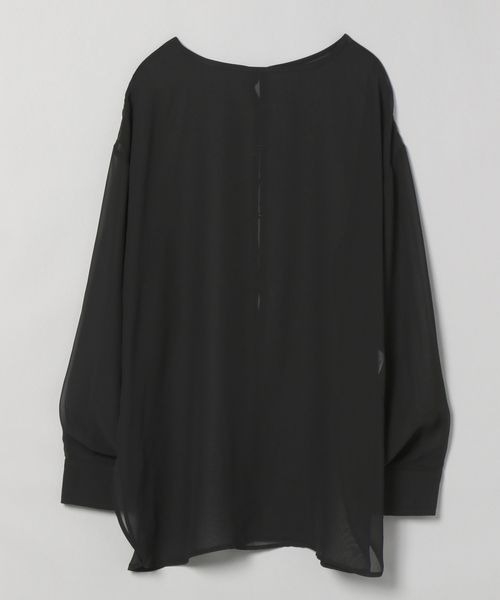 JEANASIS(ジーナシス)の「2WAYシアープルオーバーLS/276771(シャツ/ブラウス・レディース・ホワイト/ブラック/レッド・FREE)」の8枚目の写真