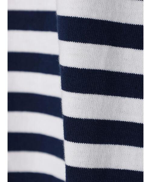 Disney（ディズニー）の「刺繍ボーダーカットプルオーバー/Mickey（Tシャツ/カットソー・レディース・ピンク/グリーン/ネイビー・FREE）」の7枚目の写真