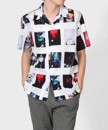 Paul Smith グラフィックプリントシャツ L PS Paul Smith ポールスミス ブロッキング グラフィック