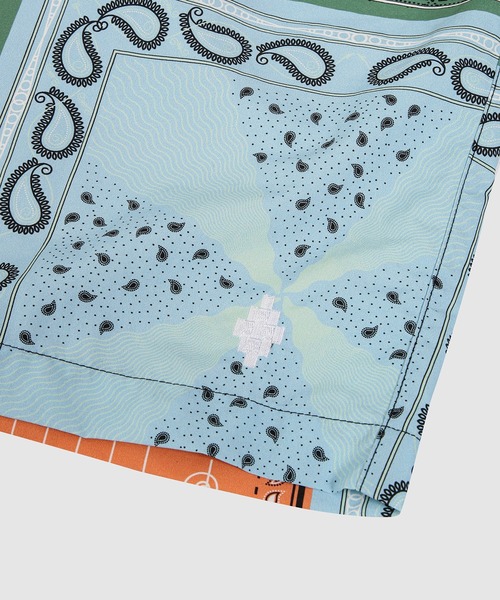 MARCELO BURLON（マルセロ・バーロン）の「ALL OVER BANDANA NYLON SHORTS（その他パンツ・メンズ・レッド系その他・M/L）」の7枚目の写真