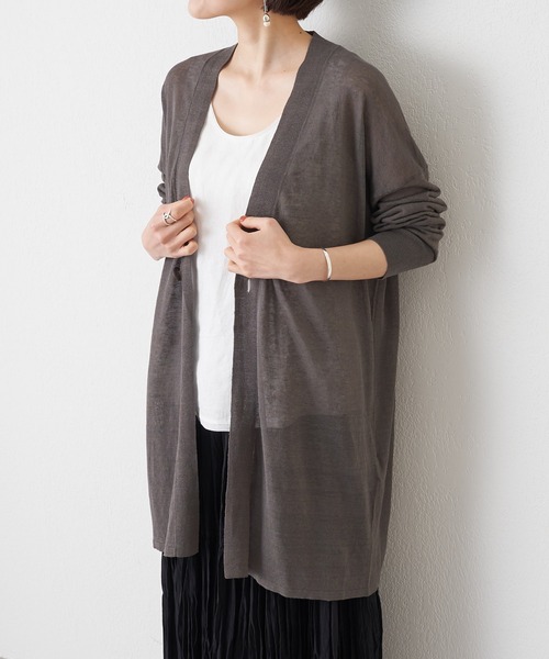 BEARDSLEY(ビアズリー)の「リネンタンク(タンクトップ・レディース・ブラック/ブルー/ホワイト・FREE)」の12枚目の写真