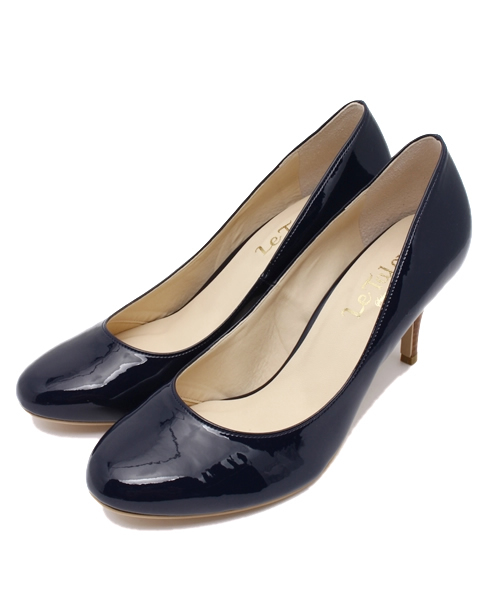 LE TALON（ルタロン）の「【GINGER4月号掲載】◇7.5cmエナメルプレーン（パンプス・レディース・ブラック/ホワイト/ベージュ/イエロー/ネイビー・36/37/35/35.5/38/37.5/36.5）」の4枚目の写真