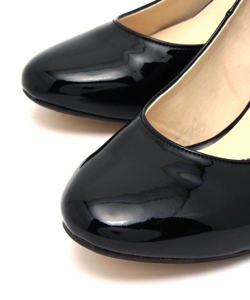 LE TALON（ルタロン）の「【GINGER4月号掲載】◇7.5cmエナメルプレーン（パンプス・レディース・ブラック/ホワイト/ベージュ/イエロー/ネイビー・36/37/35/35.5/38/37.5/36.5）」の6枚目の写真
