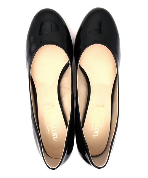 LE TALON（ルタロン）の「【GINGER4月号掲載】◇7.5cmエナメルプレーン（パンプス・レディース・ブラック/ホワイト/ベージュ/イエロー/ネイビー・36/37/35/35.5/38/37.5/36.5）」の10枚目の写真