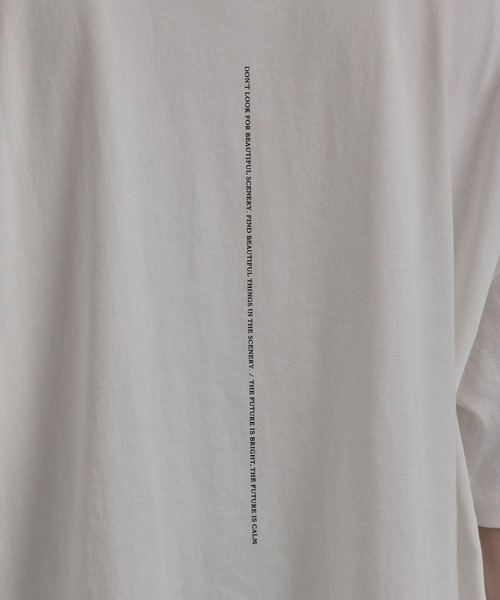 JUNRED（ジュンレッド）の「フォトプリントTシャツ（Tシャツ/カットソー・メンズ・ホワイト/パープル/ブルー・S/M/L）」の10枚目の写真