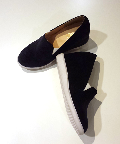 DISCOAT(ディスコート)の「【Discoat】インヒールスリッポン(スニーカー・レディース・グレー/アイボリー/ネイビー・MEDIUM/LARGE/SMALL)」の1枚目の写真