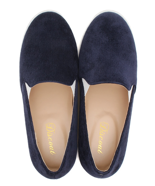 DISCOAT(ディスコート)の「【Discoat】インヒールスリッポン(スニーカー・レディース・グレー/アイボリー/ネイビー・MEDIUM/LARGE/SMALL)」の11枚目の写真